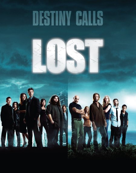 Cartel promocional del inicio de la quinta temporada de Perdidos